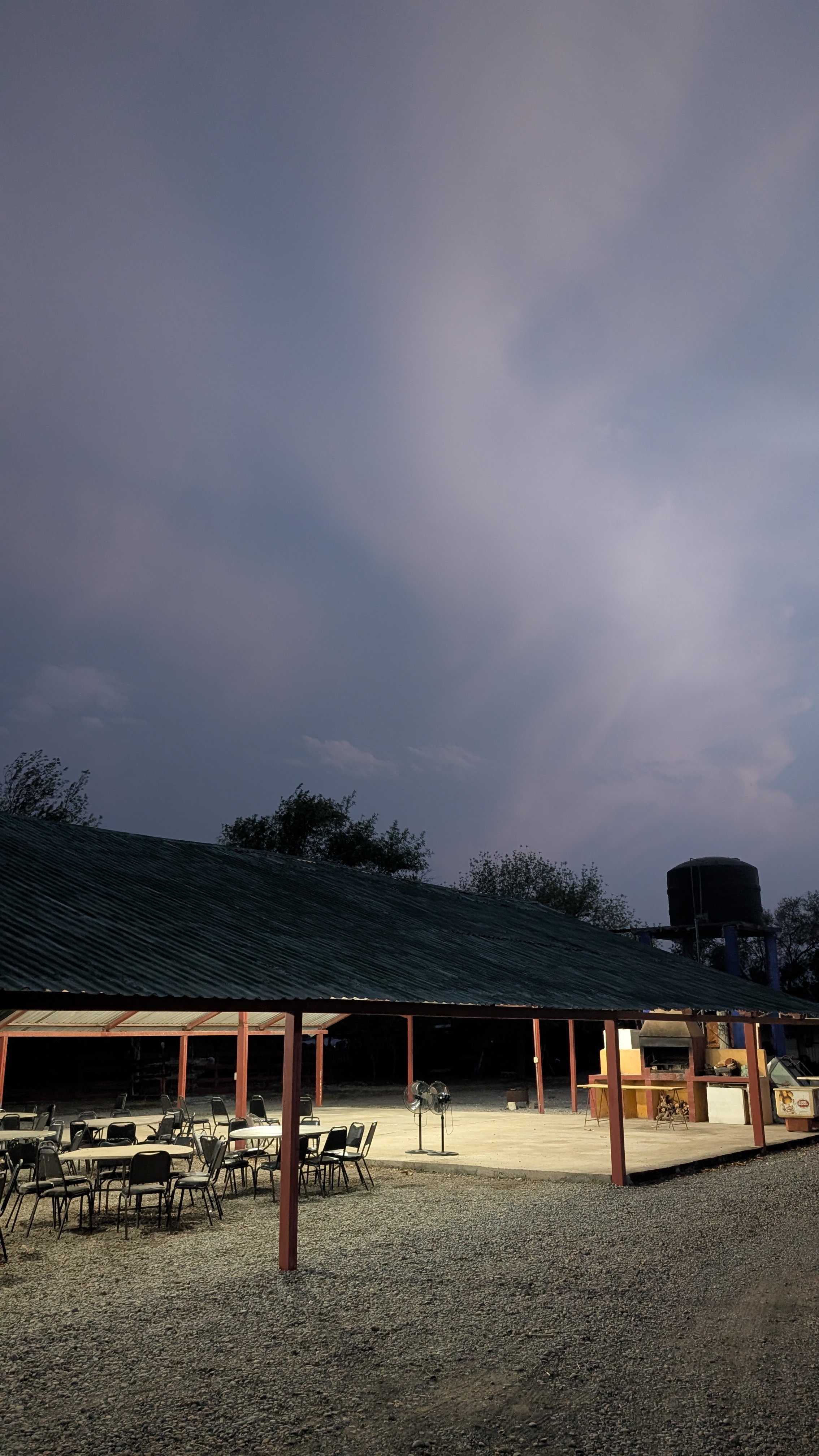 Palapa preparada para eventos