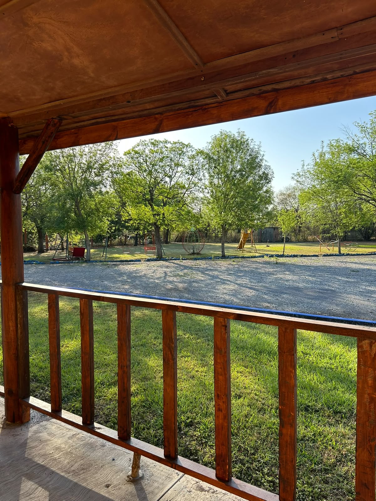 Vista del jardín desde la terraza